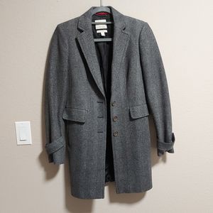 Woold blend Banana Republic Heritage herringbone coat